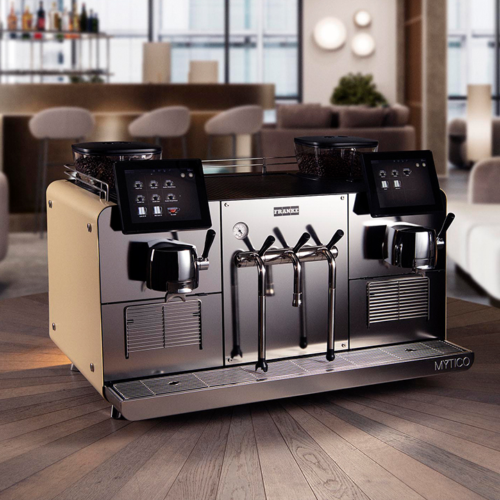 Franke Coffee Systems – Mytico professionell och helautomatisk hybridskaffemaskin